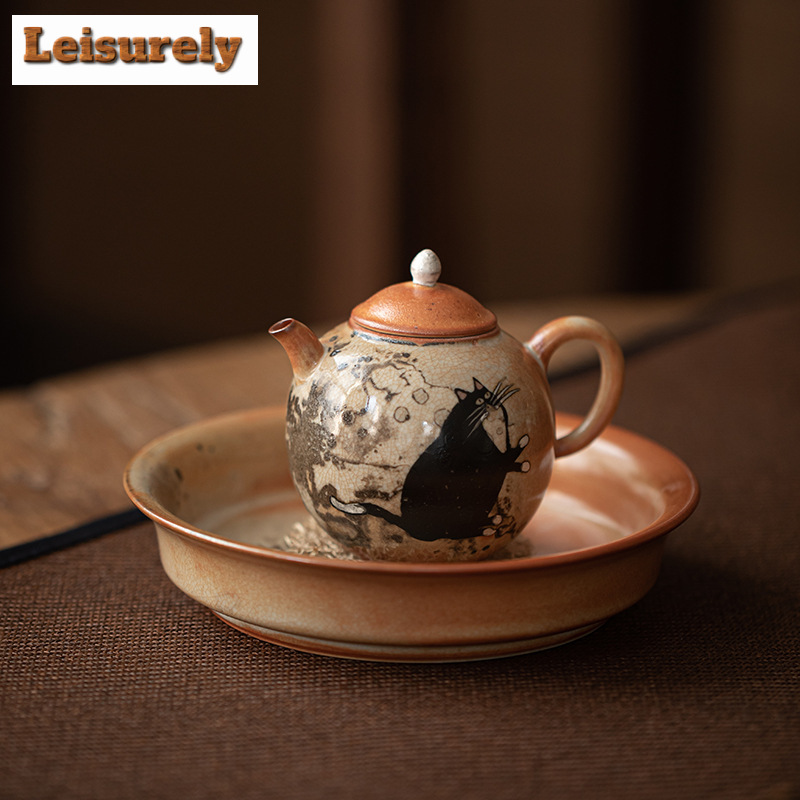 Chamomile Tea - Tetera de gato pintada a mano