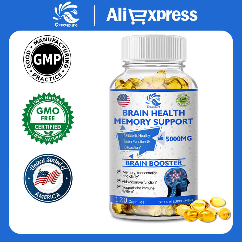 Ginger Tea - Cápsulas cerebrales con Ginkgo Biloba B6,