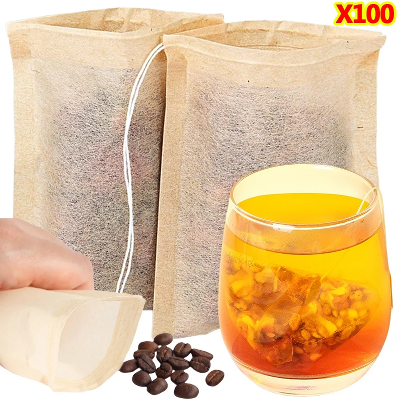 100 Uds bolsitas de té con fil - Herbal Tea reseña y precio
