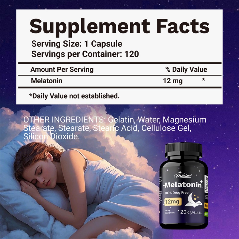 Melatonina 12 mg: alivia la an - Health Wellness reseña y precio