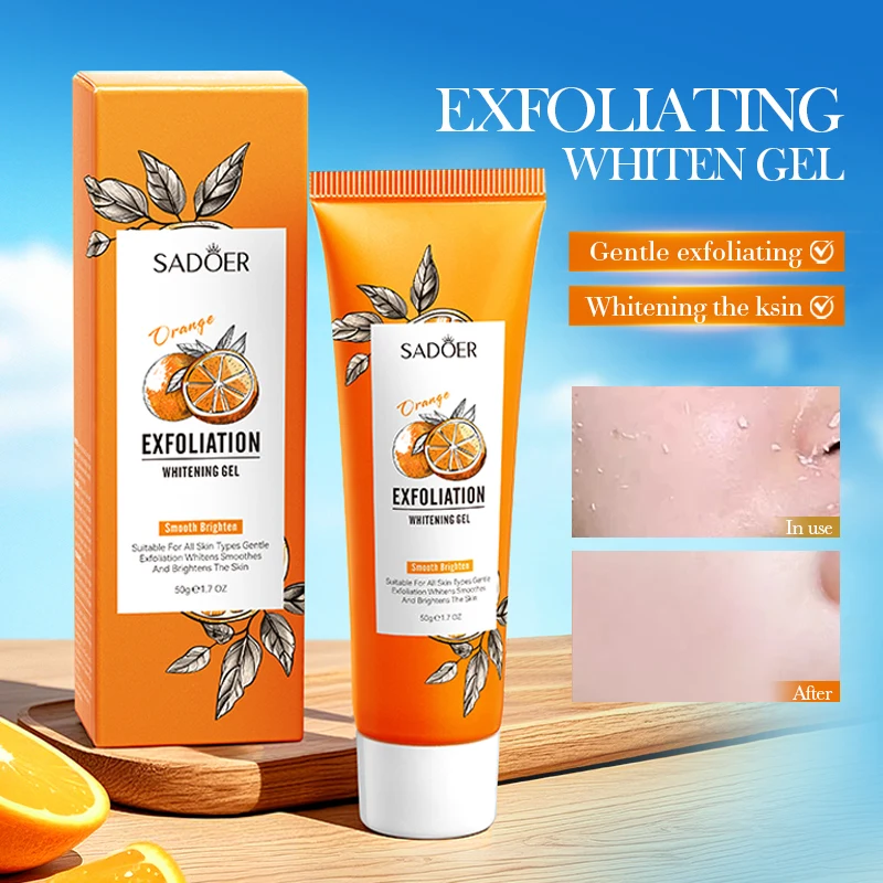 Gel exfoliante de color naranj - Echinacea reseña y precio